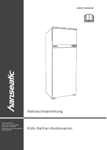 Manual Hanseatic HEKS14454GF Fridge-Freezer