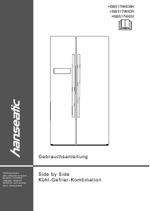 Manual Hanseatic HSBS17990DI Fridge-Freezer