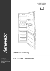 Manual Hanseatic HKGK17455EI Fridge-Freezer
