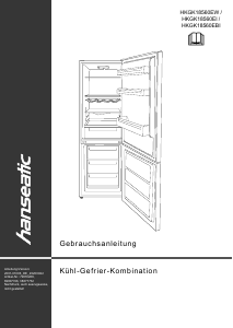 Bedienungsanleitung Hanseatic HKGK18560EBI Kühl-gefrierkombination