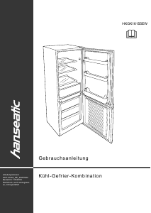 Manual Hanseatic HKGK16155EW Fridge-Freezer