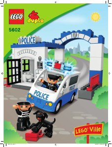 Bruksanvisning Lego set 5602 Duplo Polisstation