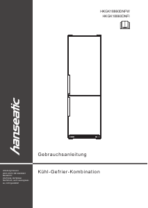 Manual Hanseatic HKGK18860DNFI Fridge-Freezer