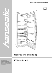 Bedienungsanleitung Hanseatic HKS17060ES Kühlschrank
