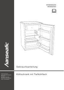 Manual Hanseatic HKS8555GEW Refrigerator