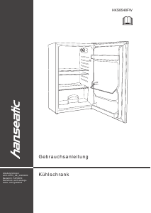 Manual Hanseatic HKS8548FW Refrigerator