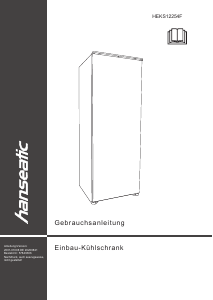 Manual Hanseatic HEKS12254F Refrigerator