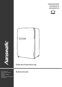 Manual Hanseatic HRKS8455FMBK Refrigerator