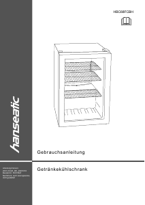 Manual Hanseatic HBC68FCBH Refrigerator
