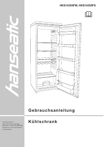 Bedienungsanleitung Hanseatic HKS14355FS Kühlschrank