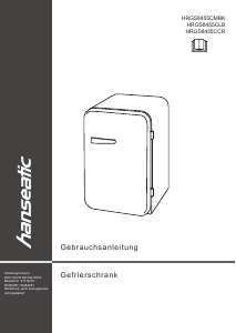 Manual Hanseatic HRGS8455CMBK Refrigerator