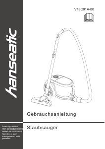 Manual Hanseatic V18C01A-80 Vacuum Cleaner