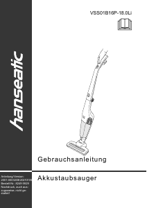 Handleiding Hanseatic VSS01B16P-18.0Li Stofzuiger