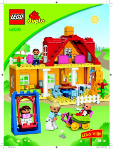 Bruksanvisning Lego set 5639 Duplo Familjens hus