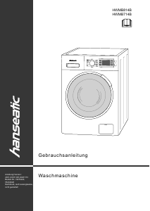 Bedienungsanleitung Hanseatic HWMB814B Waschmaschine