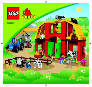 Manuale Lego set 5649 Duplo Fattoria grande