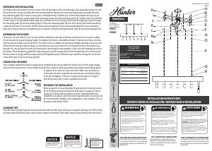 Manual Hunter 19058 Donelson Lamp