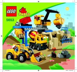 Manuale Lego set 5653 Duplo Cava di pietra