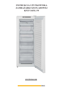 Manual Kernau KFUF 14151.1 W Freezer