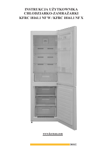 Manual Kernau KFRC 18161.1 NF W Fridge-Freezer