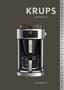 Manual Krups KM760D10 Aroma Partner Máquina de café