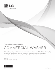 Manual LG F1069FD2S Washing Machine