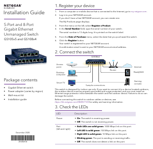 Manual Netgear GS105v5 Switch