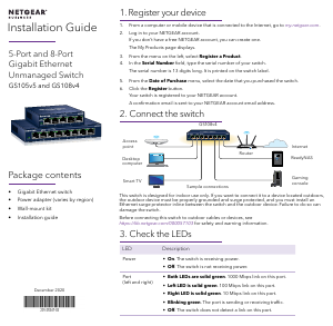 Manual Netgear GS108v4 Switch