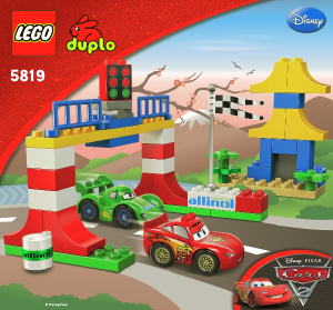 Manual de uso Lego set 5819 Duplo Carrera en tokio