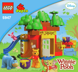 Manual de uso Lego set 5947 Duplo La casa de Winnie