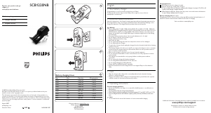 Manual Philips SCB1220NB Battery Charger