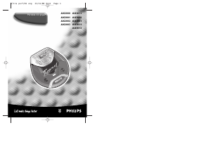 Manual de uso Philips AX5001 Discman