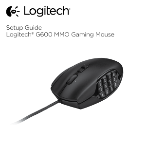 Käyttöohje Logitech G600 MMO Gaming Hiiri