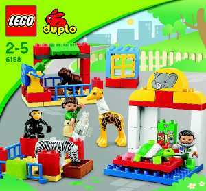 Manual de uso Lego set 6158 Duplo La clínica veterinaria