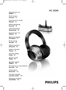 Manual Philips SBCHC8540 Headphone