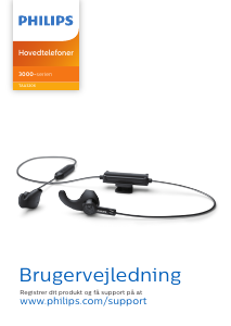 Brugsanvisning Philips TAA3206BK Hovedtelefon