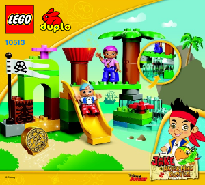 Manuale Lego set 10513 Duplo Il nascondiglio dell'isola