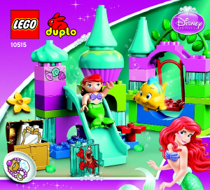 Manual de uso Lego set 10515 Duplo El castillo submarino de Ariel