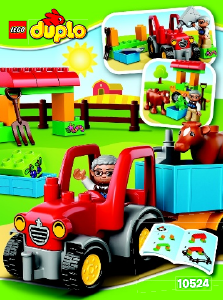 Manual de uso Lego set 10524 Duplo El tractor de la granja