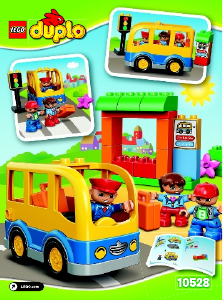 Brugsanvisning Lego set 10528 Duplo Skolebus og busstoppested