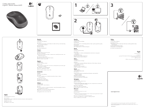 Manuale Logitech M185 Wireless Mouse