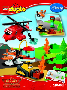 Manuale Lego set 10538 Duplo Squadra di soccorso e antincendio