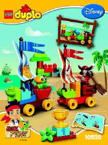 Manual de uso Lego set 10539 Duplo Carreras en la playa