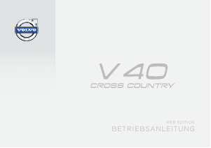 Bedienungsanleitung Volvo V40 Cross Country (2015)