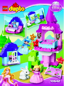 Manual Lego set 10542 Duplo Sleeping beautys fairy tale