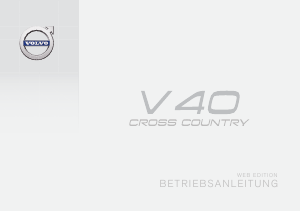 Bedienungsanleitung Volvo V40 Cross Country (2016)