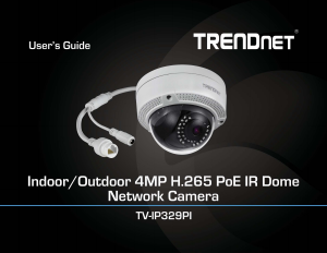 Manual TRENDnet TV-IP329PI IP Camera