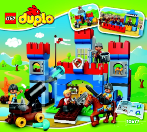 Brugsanvisning Lego set 10577 Duplo Kongeslot