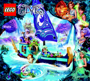 Bruksanvisning Lego set 41073 Elves Naidas episke eventyrskip