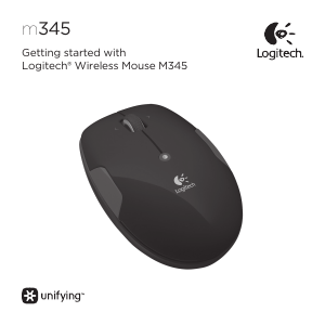 Kullanım kılavuzu Logitech M345 Wireless Fare